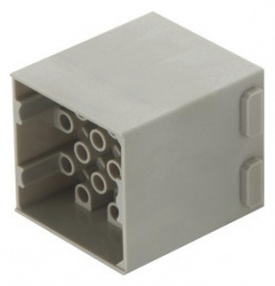 Pin contact insert, 36 pole, unequipped, crimp connection, 09140363002