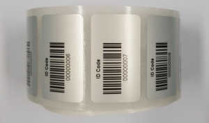 Nylon Barcode labels, (L x W) 180 x 160 mm, white, Roll with 1000 pcs