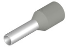 Insulated Wire end ferrule, 2.5 mm², 15 mm/8 mm long, gray, 9021070000