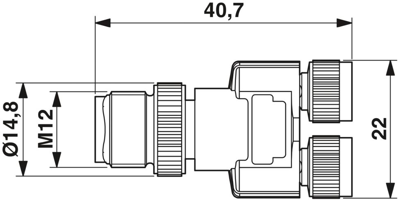1523984 Phoenix Contact Sensor-Actuator Adapter Image 2