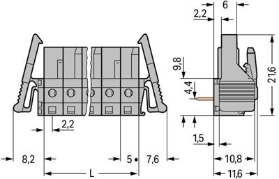 232-254/039-000 WAGO PCB Connection Systems Image 2