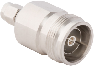 Coaxial adapter, 50 Ω, SMA plug to 4.3/1.0 socket, straight, AD-4310JSMAP-1