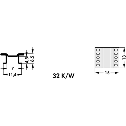 FK 251 06 LF PAK TR Fischer Elektronik Heat Sinks Image 2