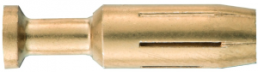 Receptacle, 1.5 mm², AWG 16, crimp connection, gold-plated, 09322006224