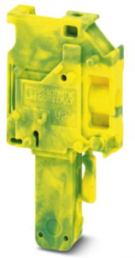 Plug, screw connection, 0.2-6.0 mm², 1 pole, 32 A, 8 kV, yellow/green, 3060102