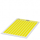 Polyester Label, (L x W) 9 x 15 mm, yellow, DIN-A4 sheet with 290 pcs
