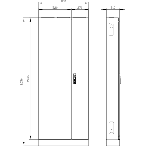 8GK1322-8KA32 Siemens Switch Cabinets, server cabinets Image 2