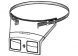 Magnifying glass for binocular headband magnifying glass, 2 1