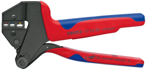 Crimping pliers for insulated cable lugs/connectors, 0.5-6.0 mm², AWG 20-10, Knipex, 97 43 06