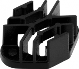 Clip-on heatsink, 27 x 40 x 12.7 mm, 14 K/W, black anodized