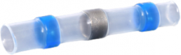 Solder connectors with heat shrink insulation, 1.5-2.5 mm², blue, 40 mm