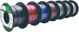 PVC-stranded wires kit, 1.0 mm², black/white/red/blue/brown/gray/green-yellow, outer Ø 2.5 mm