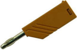 4 mm plug, screw connection, 0.5-1.5 mm², CAT O, brown, LAS N WS BR