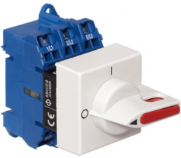Load-break switch, Rotary actuator, 3 pole, 690 V, panel mounting, KG20A.T303.VE2