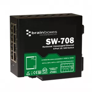 SW-708 BRAINBOXES Industrial ethernet switches