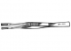 Assembly tweezers, uninsulated, antimagnetic, stainless steel, 115 mm, 5579-115