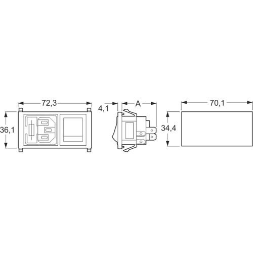 BZV01/A0620/10 BULGIN Device Connectors Image 2
