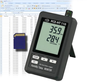PCE-HT110 Humidity Meter (Hygrometer) Data Logger