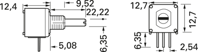 14910F0GJSX10105KA Vishay Potentiometers Image 2