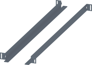 SIVACON, slide rail, for 19 fixed-mounted, D: 1000mm, zinc-plated