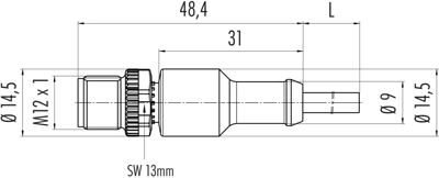77 4429 0000 20004-0200 binder Sensor-Actuator Cables Image 2