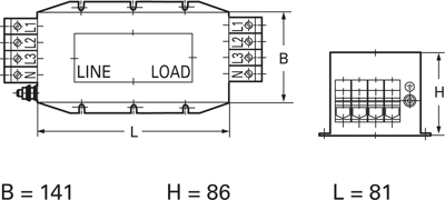 B84144A0016R000 TDK (EPCOS) Interference suppression filter Image 2