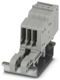 COMBI jack, push-in connection, 0.14-1.5 mm², 3 pole, 17.5 A, 6 kV, gray, 3213400
