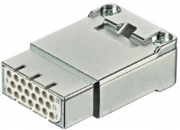 Socket contact insert, 20 pole, unequipped, crimp connection, 09140203113
