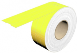 Polypropylene Label, (L x W) 108.8 x 13 mm, yellow, Roll with 500 pcs