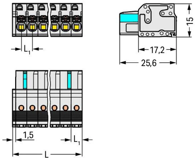 2721-106/026-000 WAGO PCB Connection Systems Image 2