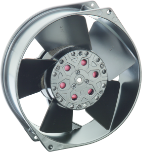 AC axial fan, 230 V, 150 x 150 x 55 mm, 380 m³/h, 60 dB, ball bearing, ebm-papst, 7450 ES