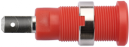 2 mm panel socket, plug-in connection, CAT III, red, SEB 8660 NI / RT