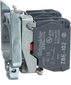 Auxiliary switch block, 2 Form B (N/C), 240 V, 3 A, ZB4BZ104