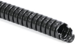 Corrugated hose, inside Ø 56.5 mm, outside Ø 67.2 mm, BR 110 mm, polyamide, black