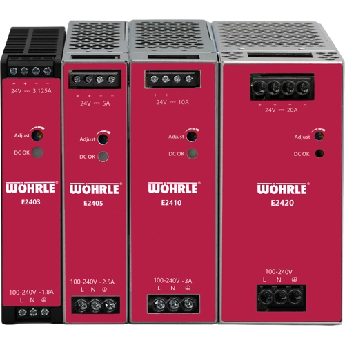 E2420 WÖHRLE DIN Rail Power Supplies Image 2