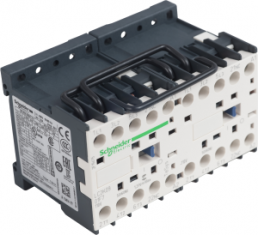 Reversing contactor, 3 pole, 9 A, 400 V, 3 Form A (N/O), coil 110 VAC, screw connection, LC2K0901F7