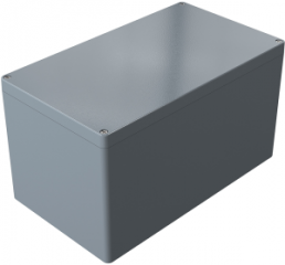 Aluminum enclosure, (L x W x H) 400 x 230 x 225 mm, gray (RAL 7001), IP66, 012340230