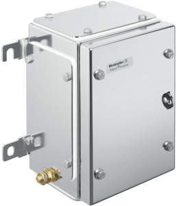 Stainless steel enclosure, (L x W x H) 133 x 152 x 229 mm, silver (RAL 7035), IP66/IP67, 1194580000