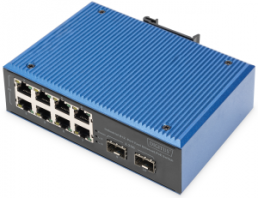 Ethernet switch, managed, 10 ports, 1 Gbit/s, 48-57 VDC, DN-651147