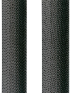 Plastic braided sleeve, range 18-27 mm, black, halogen free, -50 to 150 °C
