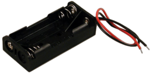 Battery holder for micro cell, 2 cells, chassis mounting