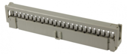 Female connector, 26 pole, pitch 2.54 mm, straight, gray, 09185267813