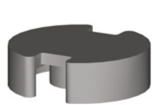 P core, N48, 500 nH, ±3 %, outer Ø 18.4 mm, inner Ø 14.9 mm, (H) 10.6 mm