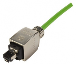 Modular connector, Han PP V14 RJ45 plug PN metal5-8mm