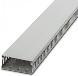 Wiring duct, (L x W x H) 2000 x 100 x 40 mm, Polycarbonate/ABS, gray, 3240361