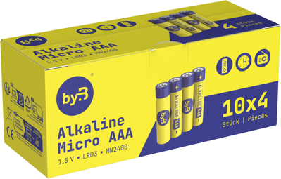BYB-6-30A2004 by.B Round Cells, 9V Blocks Image 4