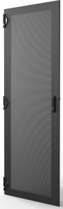 Varistar CP Steel Door, Perforated With 3-PointLocking, RAL 7021, 38 U, 1800H, 800W
