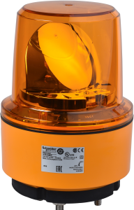 Rotating light, orange, 12 VDC, IP66