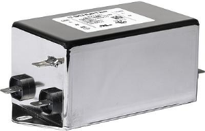 AC filter, 50 to 60 Hz, 1 A, 250 VAC, 1.2 W, faston plug 6.3 mm, 3-123-537