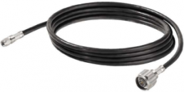 Coaxial Cable, N plug (straight) to RP-SMA plug (straight), 50 Ω, grommet black, 4 m, 1367100000